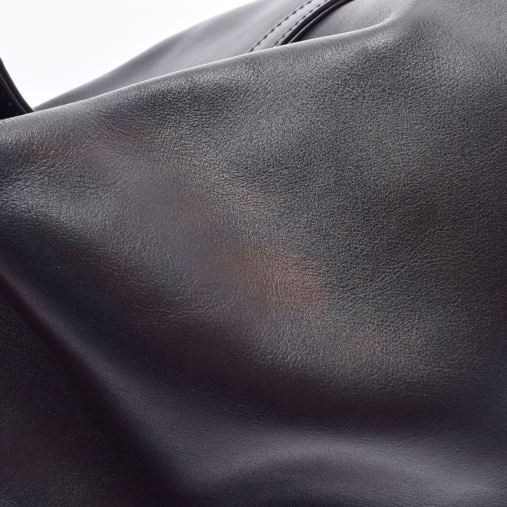 Gucci Handbag Bamboo Handle Leather Top Black - Picture 9 of 11